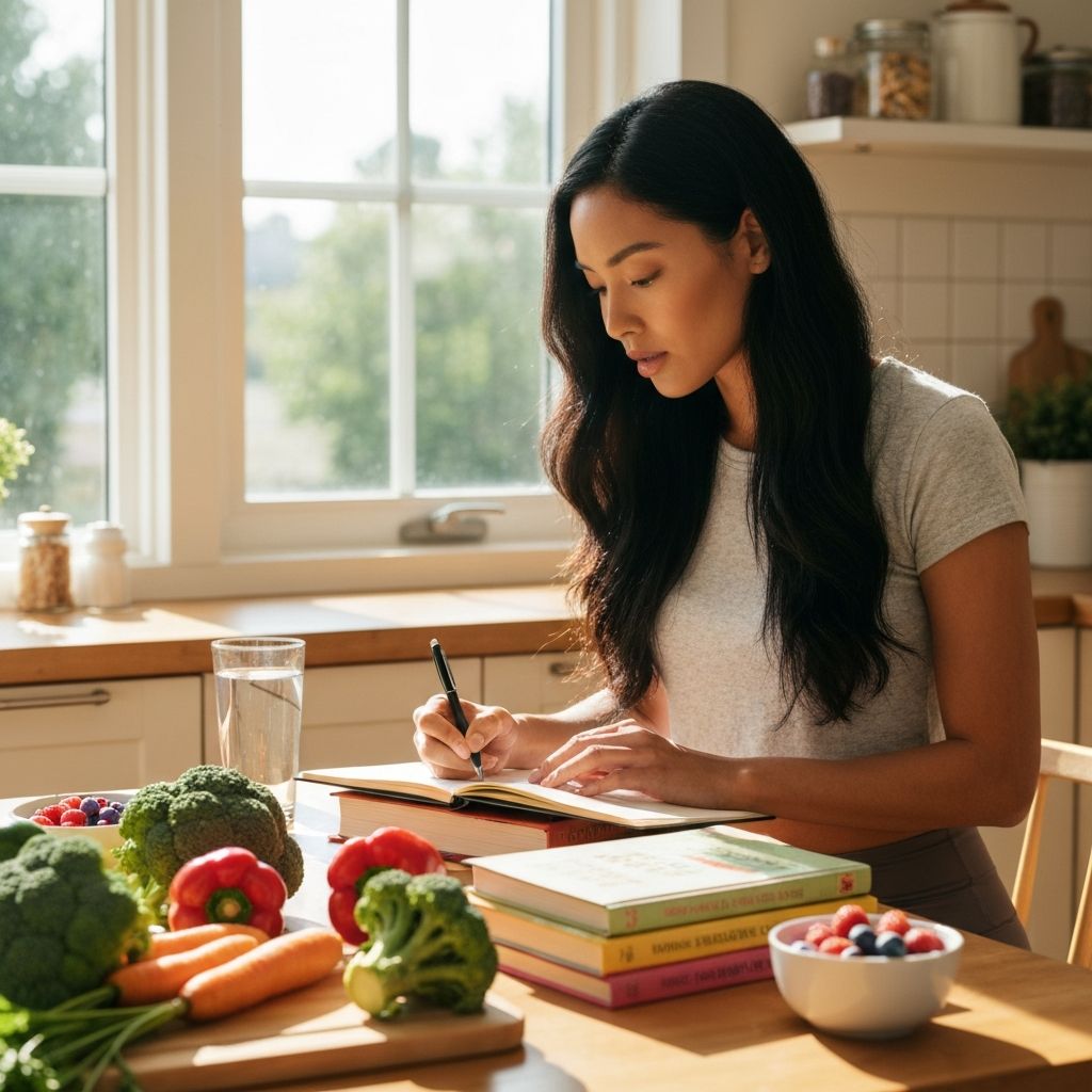 Organizing meals and food for daily routine